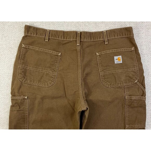 Carhartt FR Pants 100791 Men's 38x29 Flame Resistant Washed Duck Brown CAT 2 - Picture 4 of 11